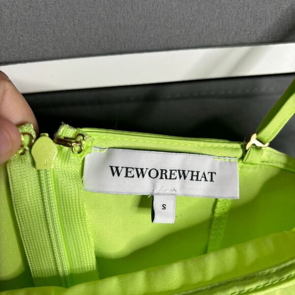 WeWoreWhat Strappy Bodysuit Sharp Green Size S - Picture 7 of 7